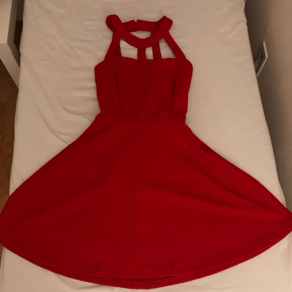 Red dress